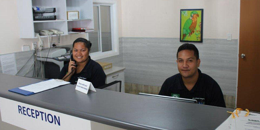 Rarotonga Hospital Reception Department Cook Islands Ministry Of